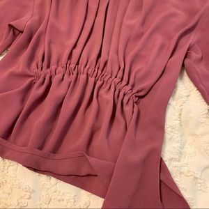 Lavender ruched flowy top from Target, size Medium